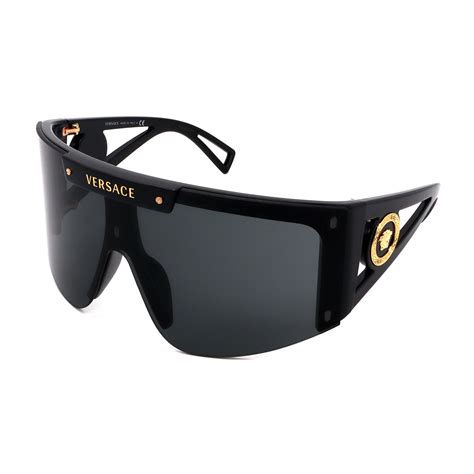 versace shield|authentic versace men's sunglasses.